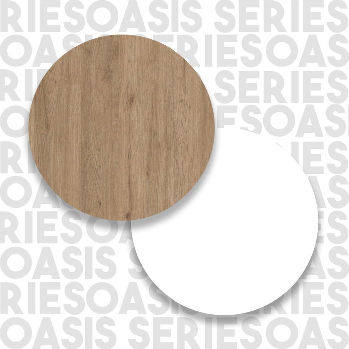 Hanah Home OS1-SW Recibidor Roble y Blanco
